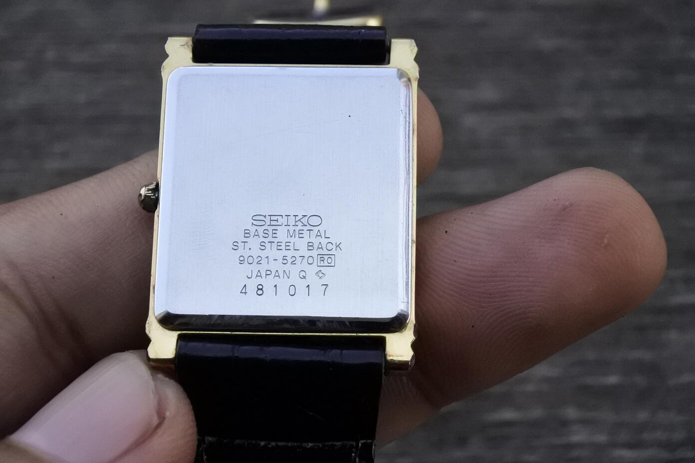 ヴィンテージ セイコー ゴールドメッキ 9021 5270 イエローダイヤル