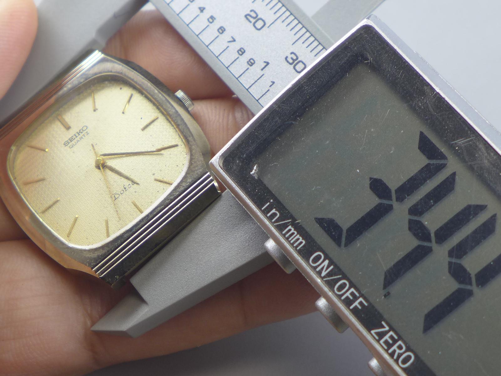 Vintage Seiko Dolce 5931 5450 NSAG Super Hard Alloy Case. Men