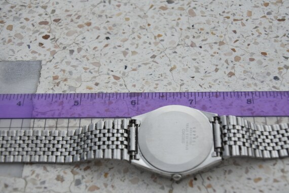 Vintage Seiko 7830 8020 White Dial Men Quartz Wrist Watch