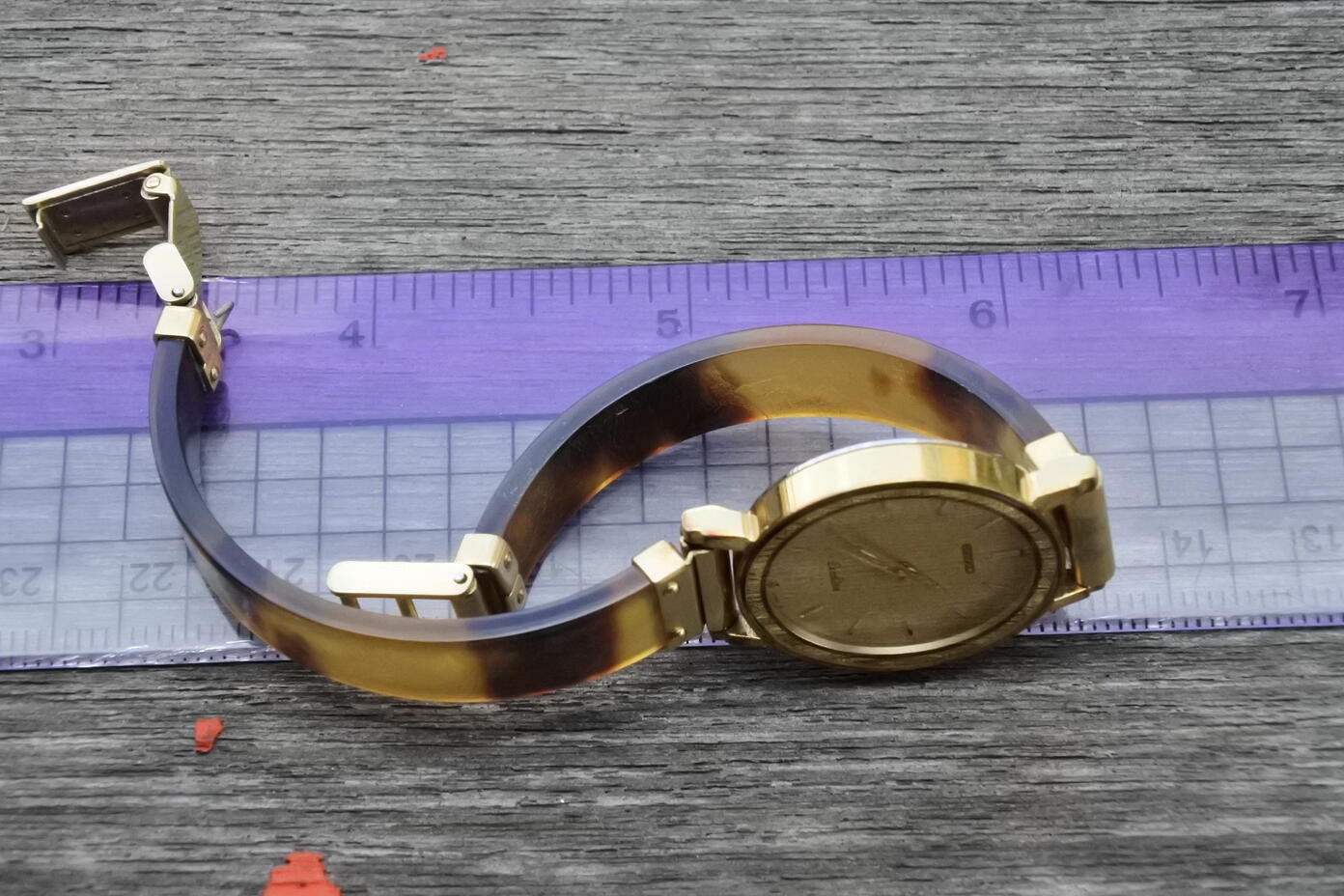 Vintage Seiko Exceline 7321 0390 Yellow Dial Lady Quartz Watch