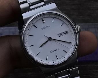 Vintage Seiko Timetron Watch — 1990s W853-4000 - Etsy