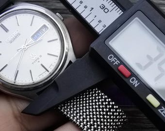 Vintage Seiko Type II Year 1978 7546 701E Men Quartz Watch Japan