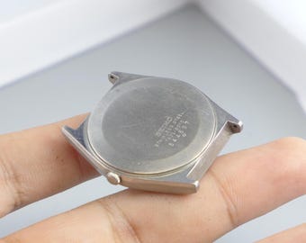 Vintage Seiko 7832 8010 Blue Dial Men Quartz Watch Japan JDM Round