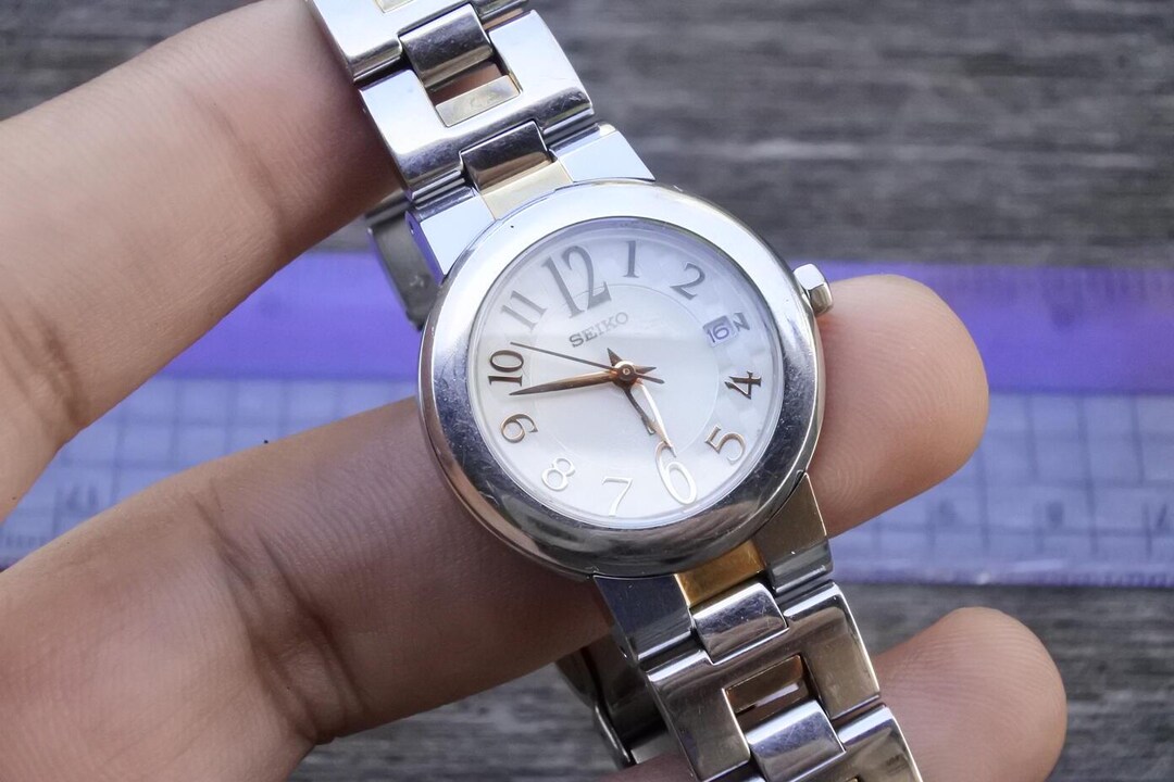 Vintage Seiko Lukia 7N82 0CN0 Integrated Bracelet Lady Vintage Seiko Lukia 7N82 0CN0 Integrated Bracelet Lady