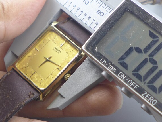 Vintage Seiko 1984 Ultra Thin 7430 5230 GHA Case Coated With Hard