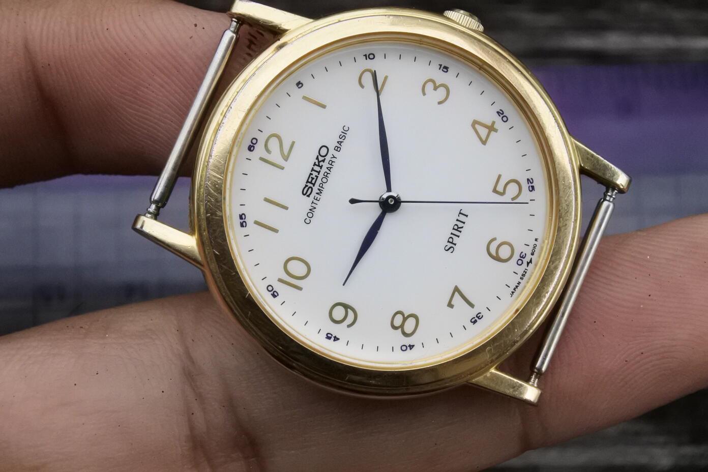 Vintage Seiko Spirit 5S21 6000 Sweep Second See Video Men