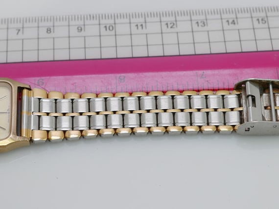ヴィンテージ SEIKO tank ドルチェ 5E31 スクエア 稼働品 Vintage Seiko 5E31 5A50 Yellow Dial Men Quartz Watch Japan Square