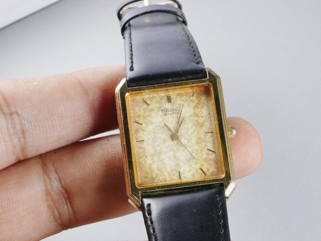 Seiko 9021-5310 Chariot クラシック ドレス メンズ Vintage Seiko Gold Plate 9021 5310 Textured Dial Men Quartz
