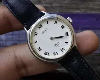 美品 SEIKO セイコー デリカ 1974年製 自動巻腕時計 エメラルド文字盤