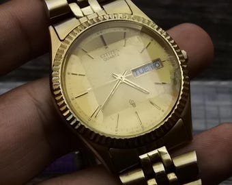 Vintage Citizen Eagle 7 Automatic Watch, Two-tone Fluted Bezel