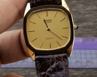 Vintage Seiko Dolce GHA CASE 6020 5250 Men Quartz Watch