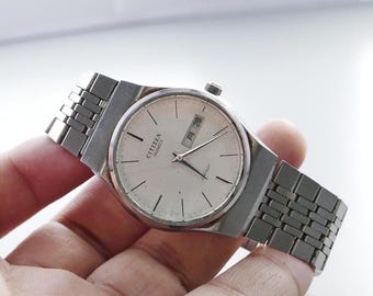 Vintage Seiko Chronos 7731 5130 Textured Dial Men Quartz Watch