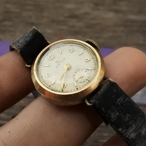 14k Seiko Watch - Etsy