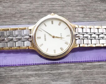 Vintage Seiko Dolce 5E31 6E60 Roman Numeric Dial Lady Quartz Watch