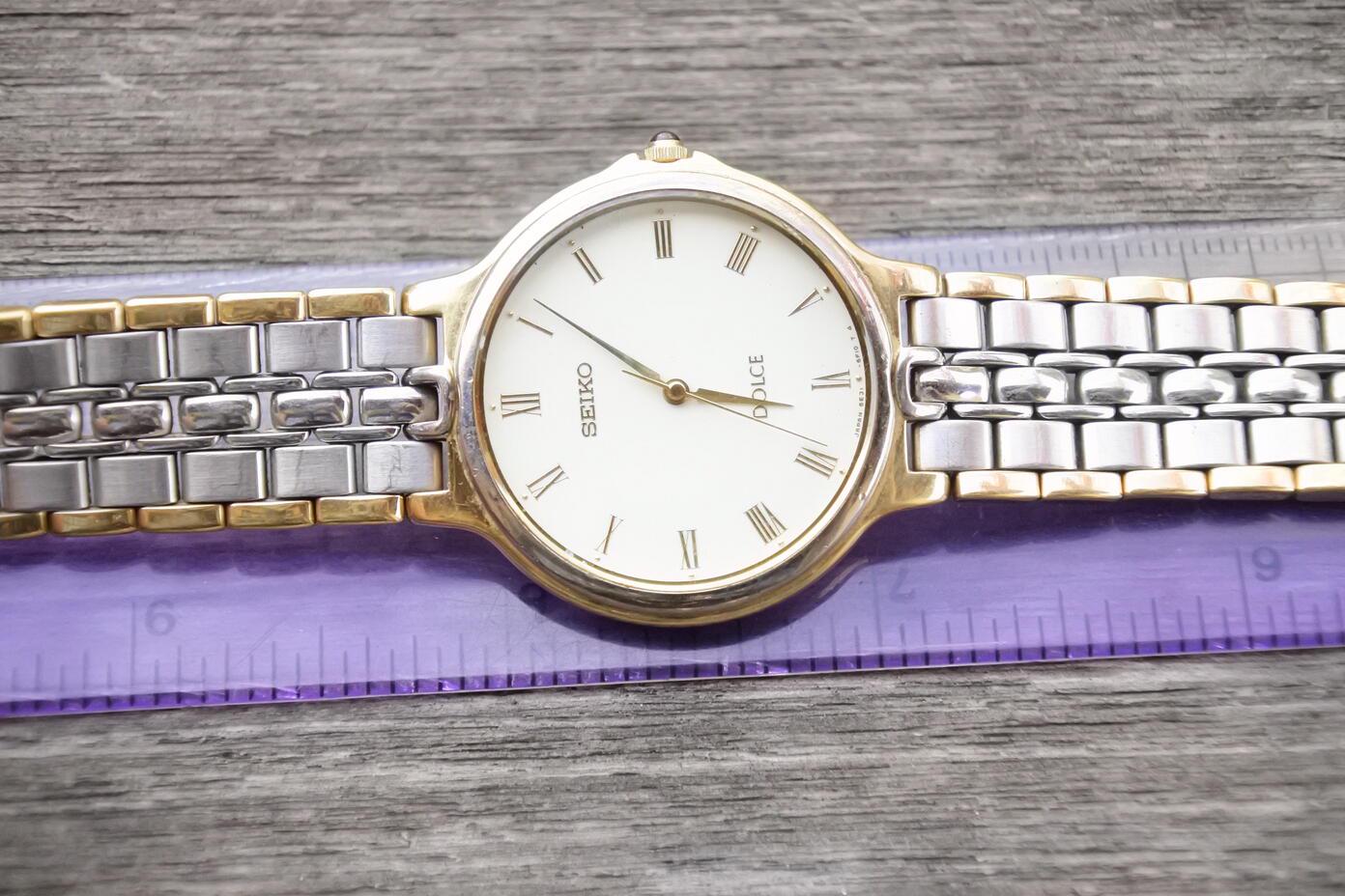 セイコー SEIKO 5E31-6E60 DOLCE 年差 電池・パッキン交換済み Dolce 