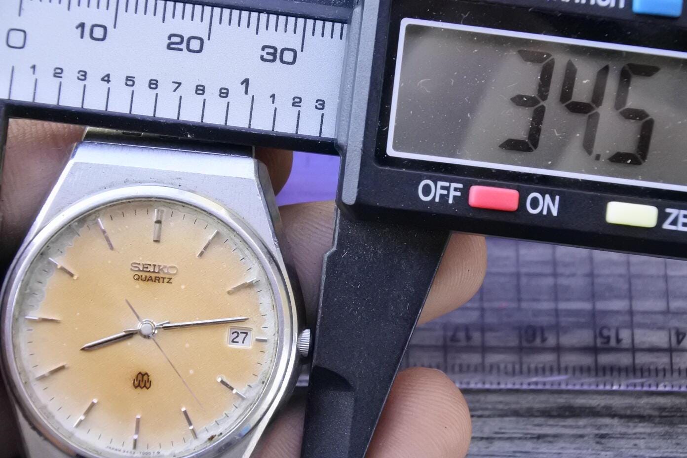 Vintage Seiko Twin Crystal 9442 7000 Original Bracelet Men Twin