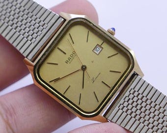稼働 RADO jubile 腕時計 2Pダイヤ スクエア ゴールド 553 RADO - 稼働 RADO jubile 腕時計 2Pダイヤ スクエア ゴールド 553の