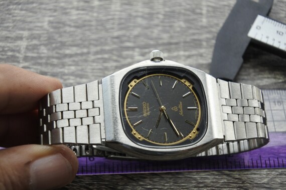 SEIKO SILVER WAVE 6030-8000 VINTAGE クォーツ Vintage Seiko Silverwave Rare Dial Cushion Shape 6030 5280