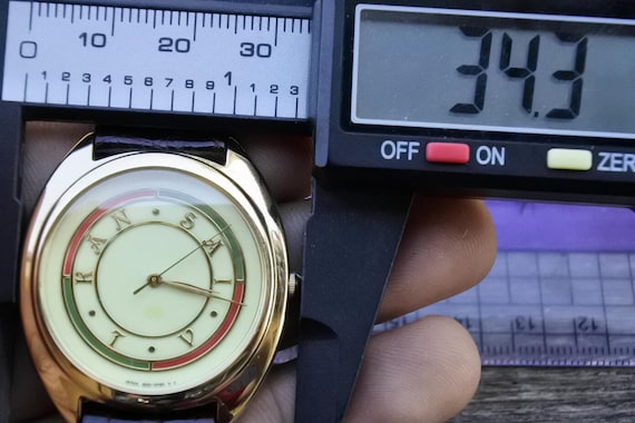 Vintage Seiko Kansai TV 5E21 6D70 IRIDESCENT DIAL Men Quartz Watch