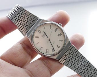 SEIKO Dolce クォーツ 腕時計　6030-5420 Near Mint] Vintage Seiko Dolce 6030-5420 Gold Quartz Men's
