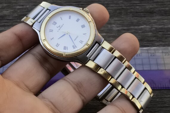 Vintage Seiko Landy 5P31 6B10 Roman Numeral Dial Men Quartz Watch