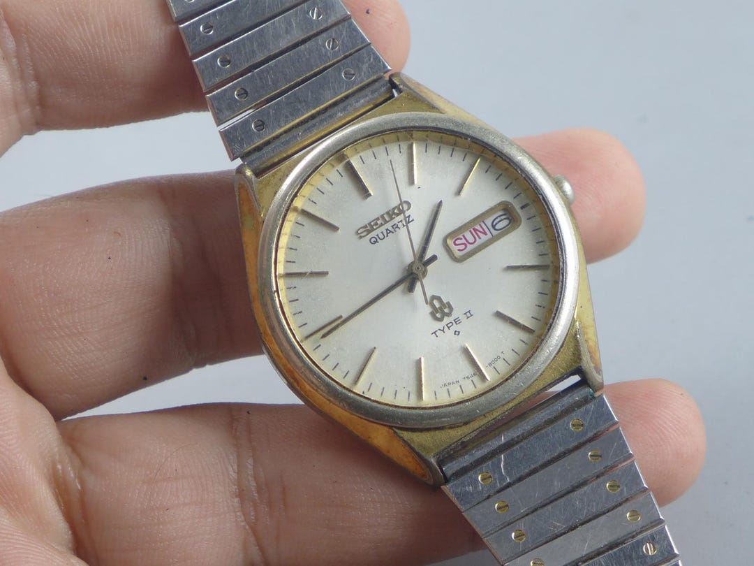 80年代ビンテージSeiko Majestaクォーツデイデイト JA-1184| セイコー セイコーマチック デイデイト 26石 6206-8080 GP/SS