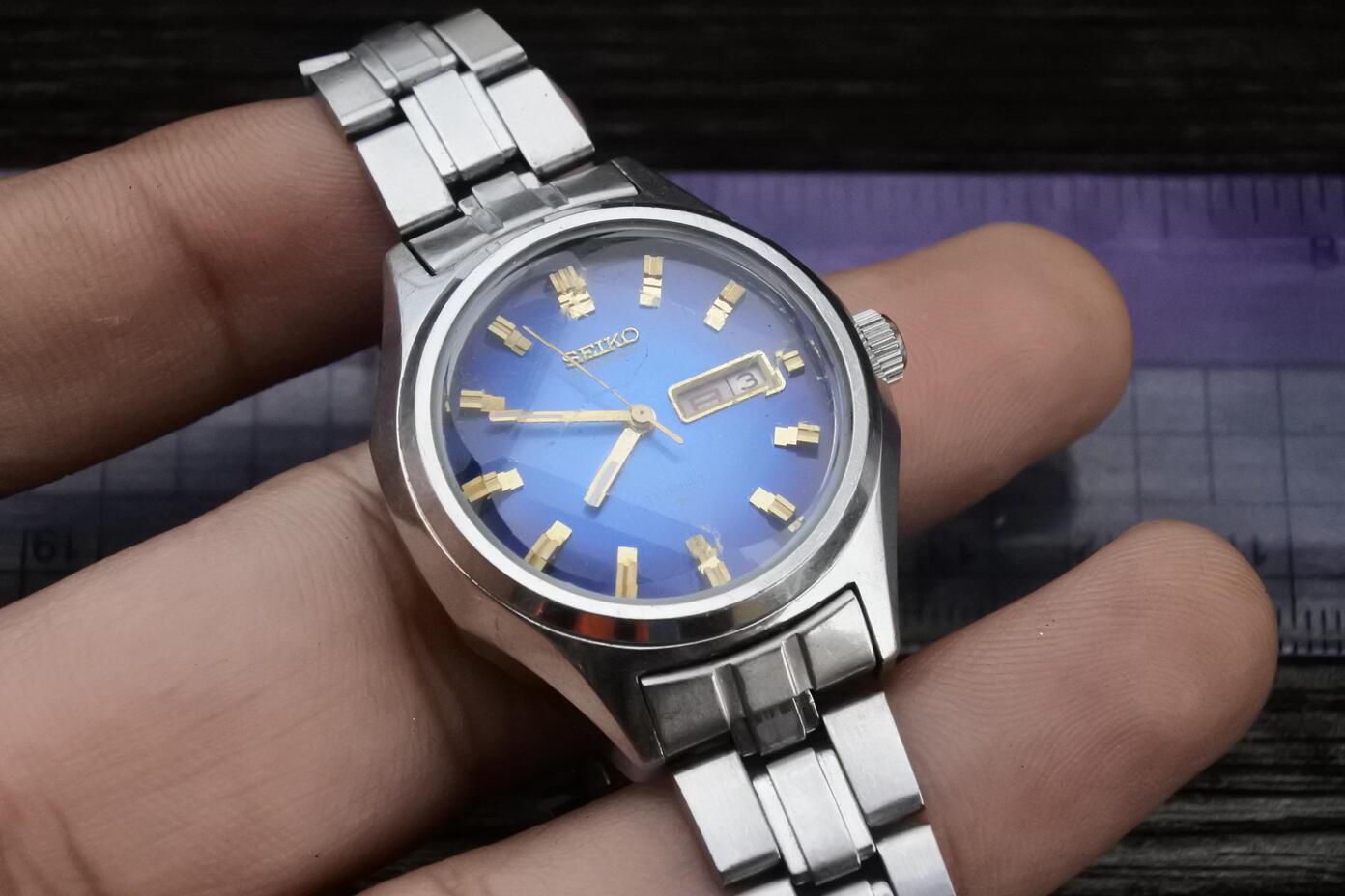 Montre Seiko Vintage Automatique Années 70 - Réf. 2206-7110, Pour Femme, Neuf Avec Étiquettes