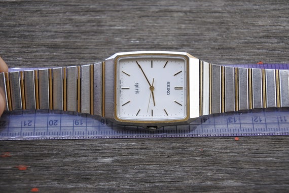 電池交換済】希少 SEIKO SPIRIT スピリット コンビ 5BAR レア 電池交換