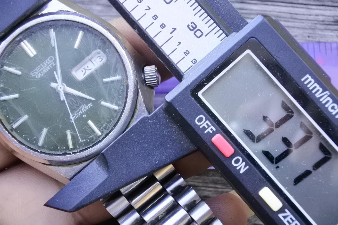 VINTAGE 1978's SEIKO 7546-5110 アナログ腕時計 Vintage SEIKO 7546 Stainless Steel Quartz Men's Diver Watch