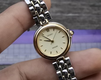Seiko Exceline 2J31‑5000 アイボリー ブラウン Seiko Exceline 2J31‑5000 アイボリー ブラウン Seiko Exceline