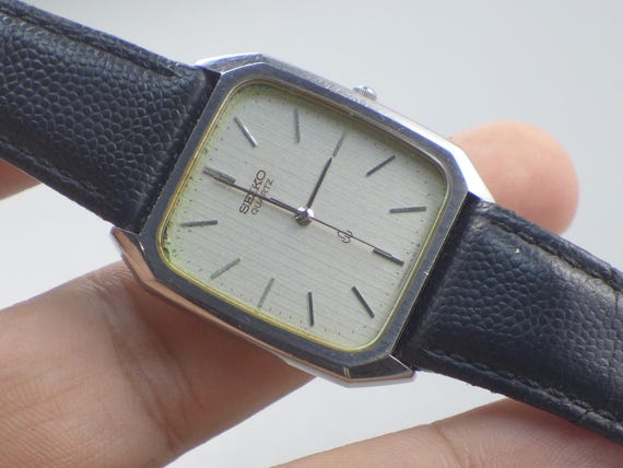 Vintage Seiko 6030 5150 Textured Dial Men Quartz Watch Japan JDM 