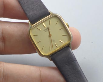 SEIKOセイコー1320-5140 レディース ゴールド文字盤 クォーツ 美品 SEIKO - SEIKOセイコー1320-5140 レディース ゴールド文字盤 クォーツ