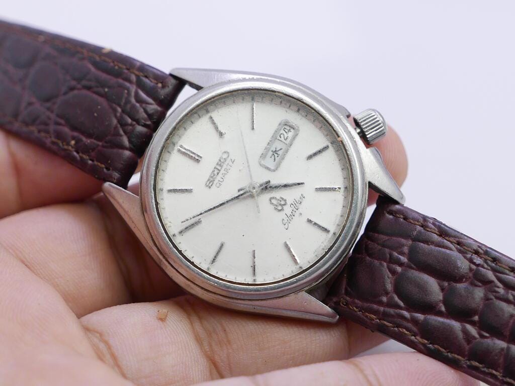 SEIKO セイコー 腕時計7546-8010 ヴィンテージ Vintage Seiko Silverwave 7546 8010 White Dial Men Quartz