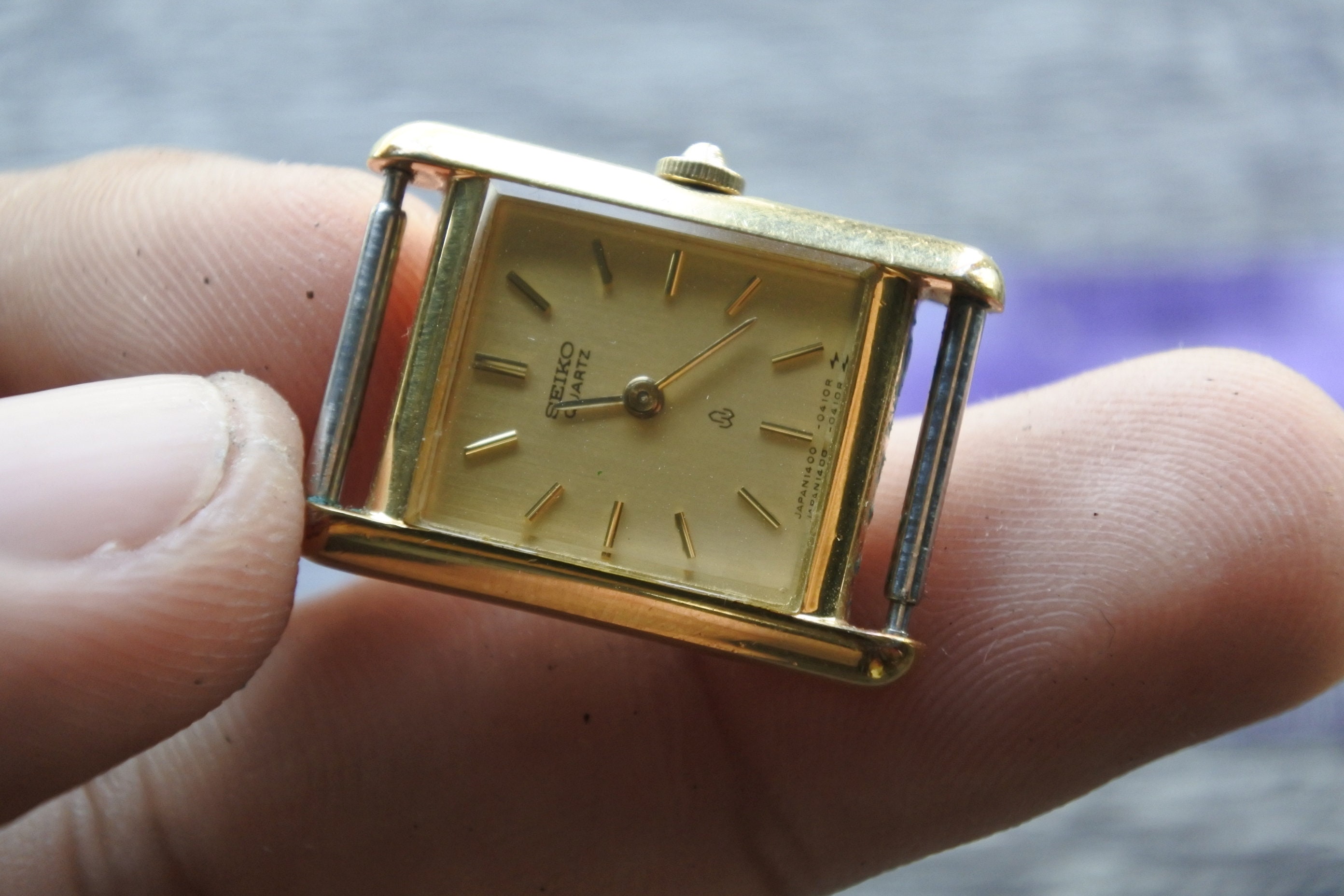 Vintage Seiko Gold Plated 1400 5030 Tiny Lady Quartz Watch Japan