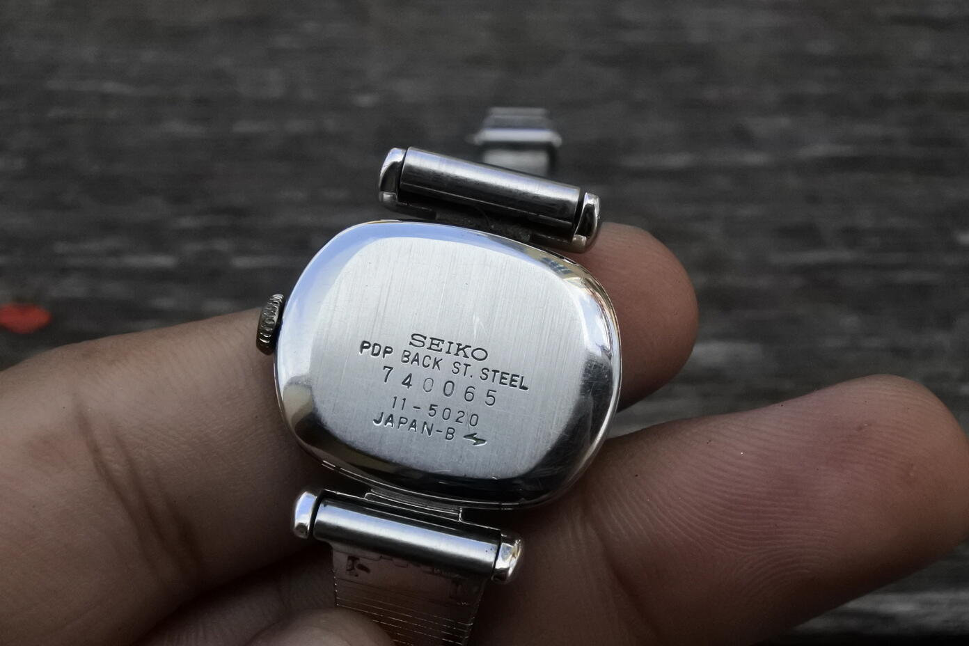 Vintage Seiko Socie 11 5020 Gray Dial Lady Hand Winding Watch