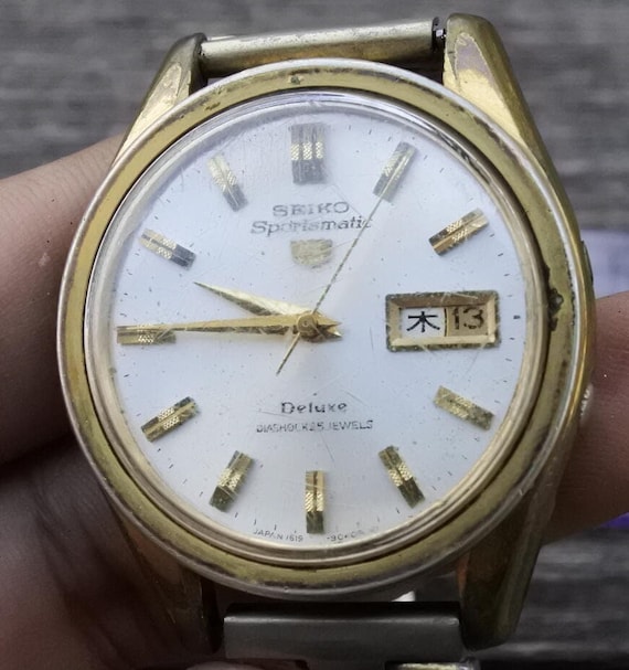 Vintage Seiko 5 Sportmatic Deluxe 7619 9030 Men Automatic Japan