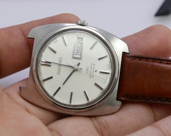 Seiko Lord Matic 25 Jewels Hi Beat Hack Function 5606-7050 With