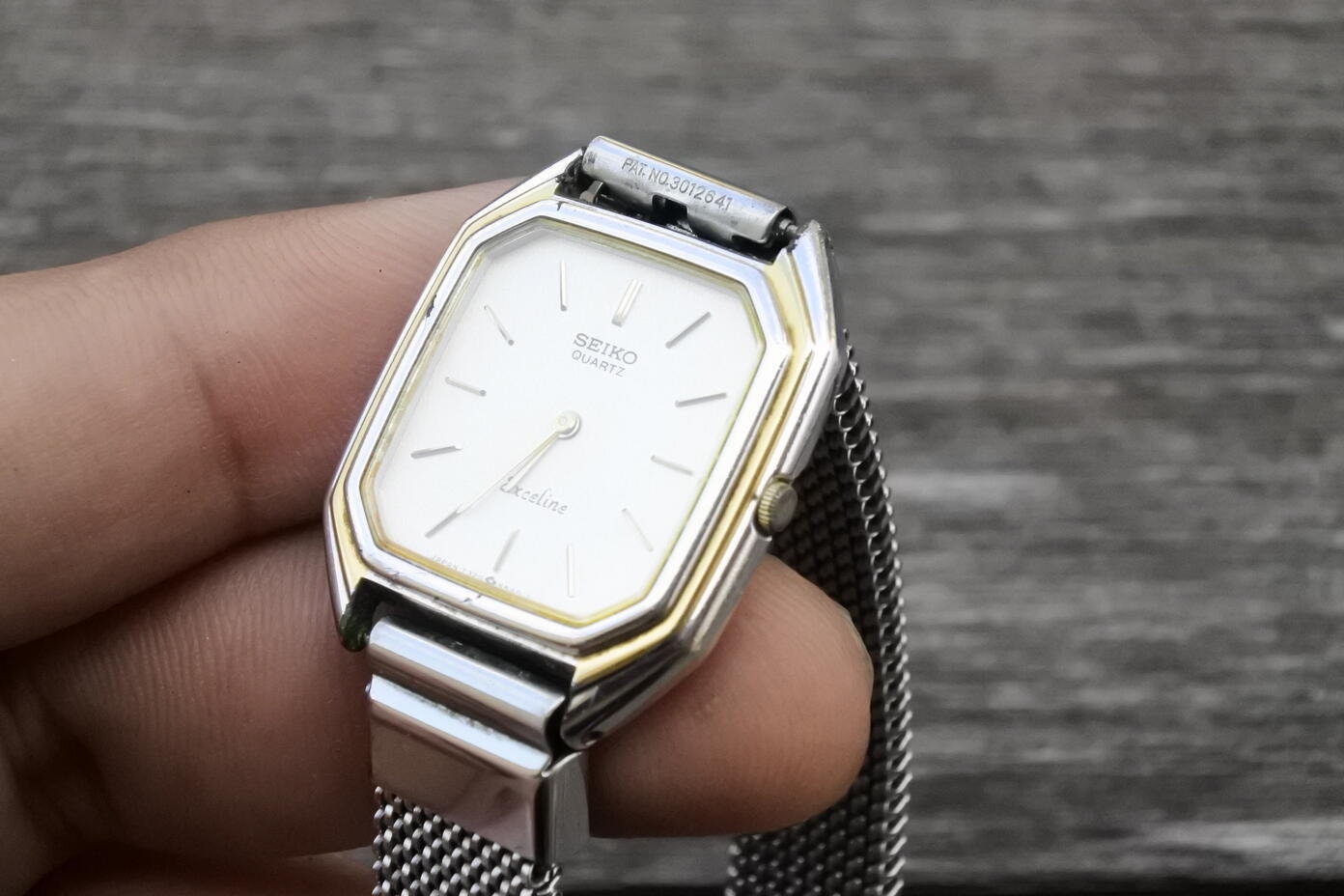 Vintage Seiko Exceline 7320 5370 Lady Quartz Watch Japan