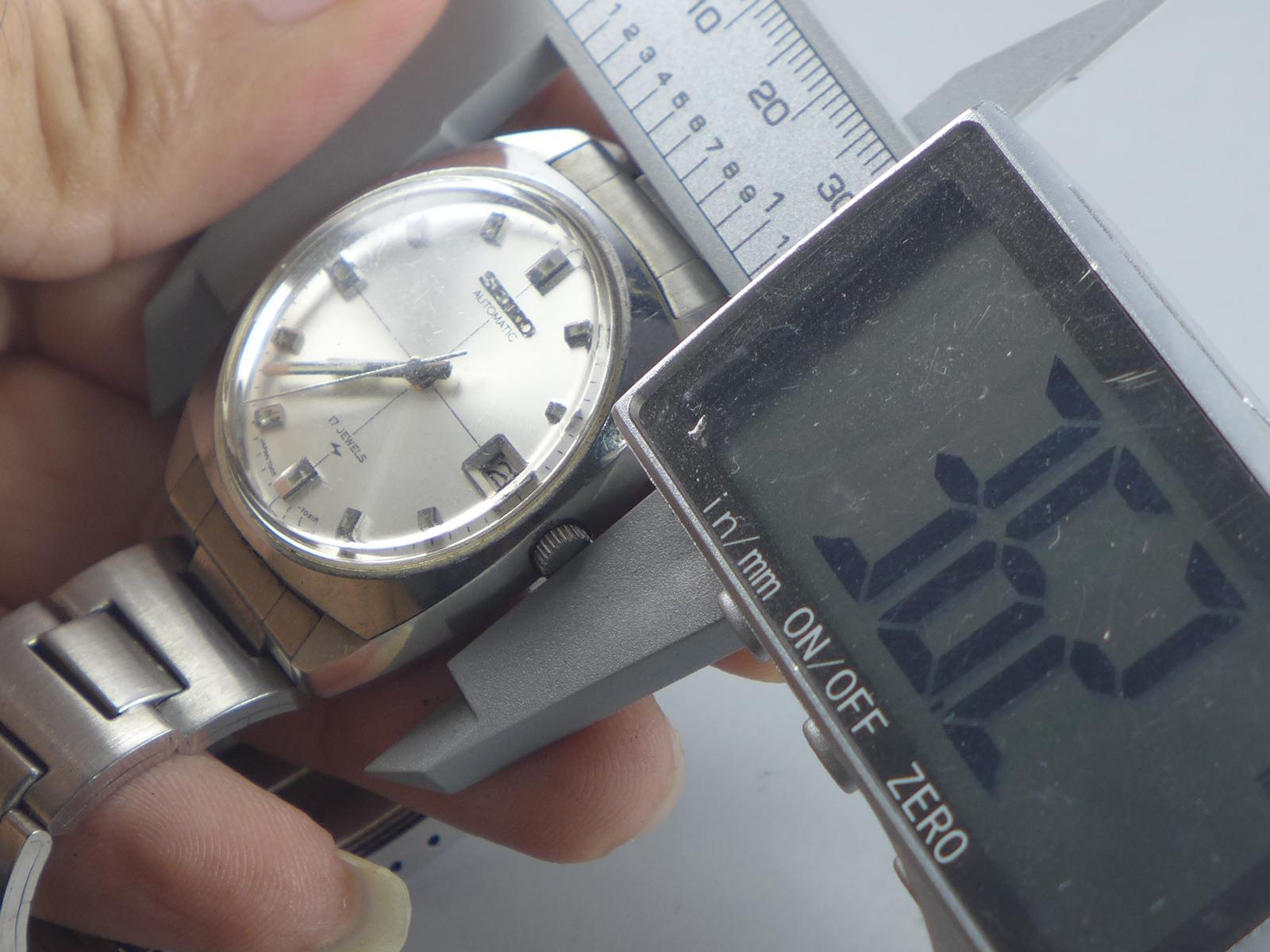 Vintage Seiko 7005 7052 Silver Dial Men Automatic Watch Japan JDM