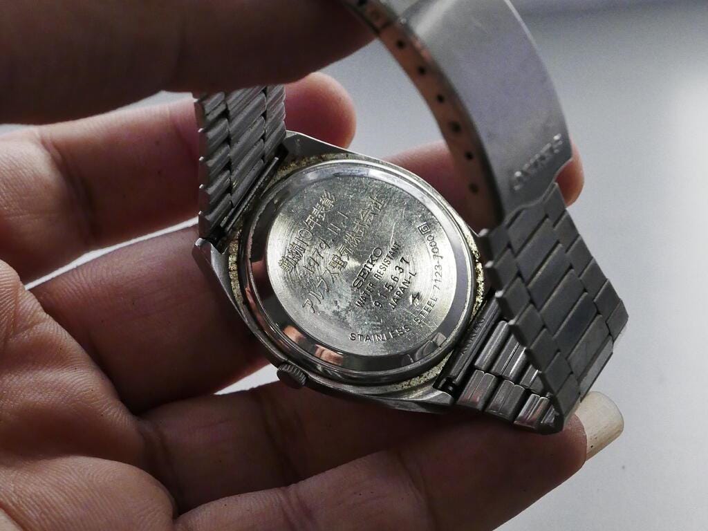 Vintage Seiko Type II 7123 7000 Year 1979 Men Quartz Watch Japan