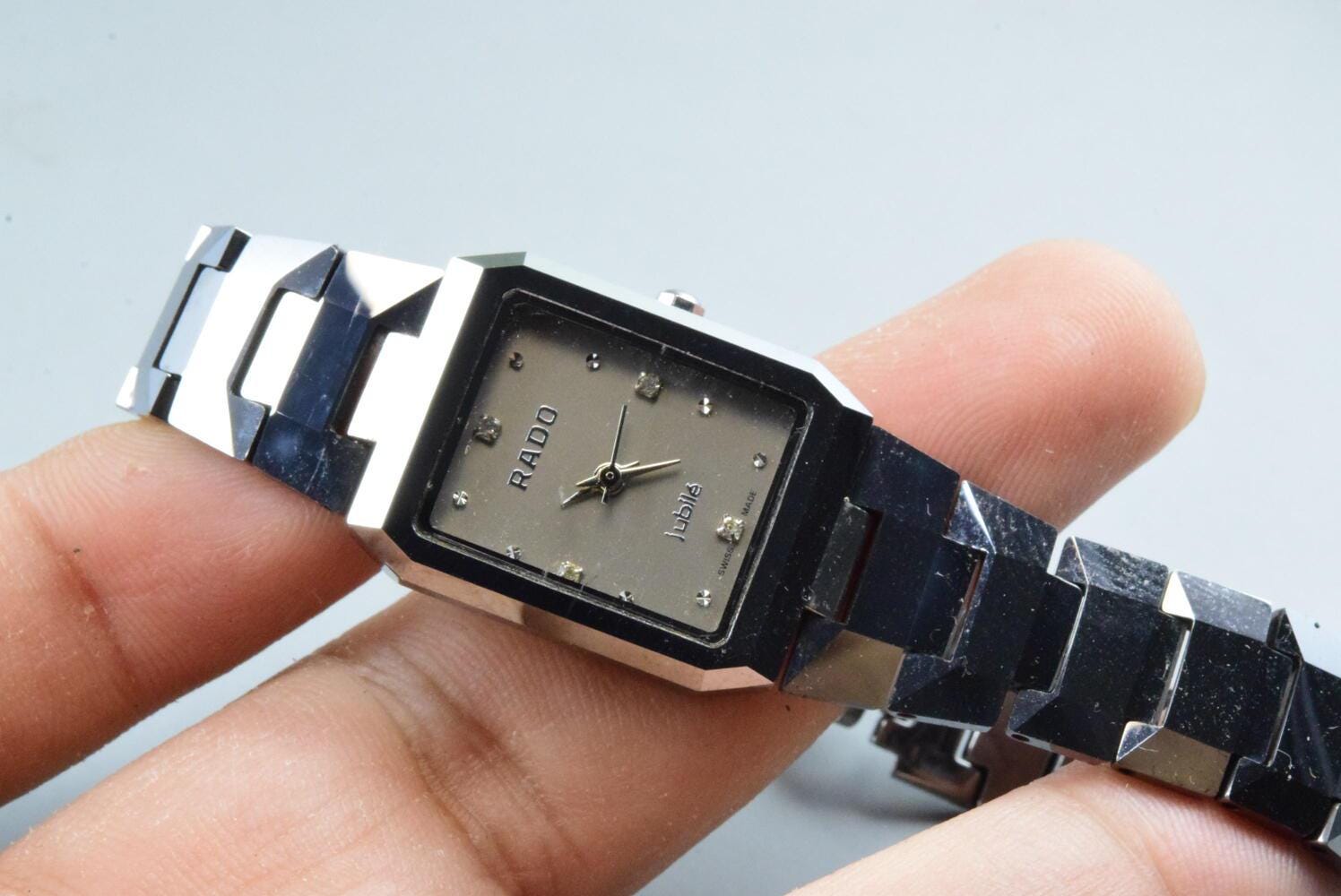 Vintage Rado Jubile Swiss Made Integrated Bracelet Lady Quartz