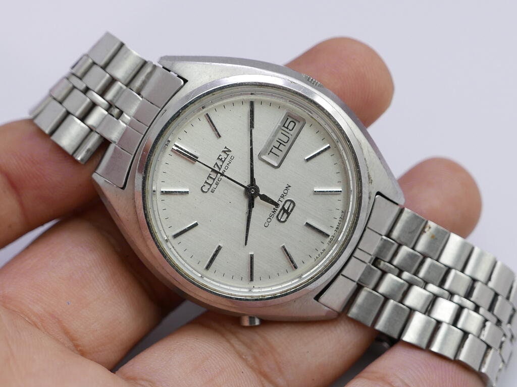 【稼働】CITIZEN ELECTRONIC COSMOTRON 自動巻き 時計 Citizen Electronic Cosmotron – Veteran Times Int