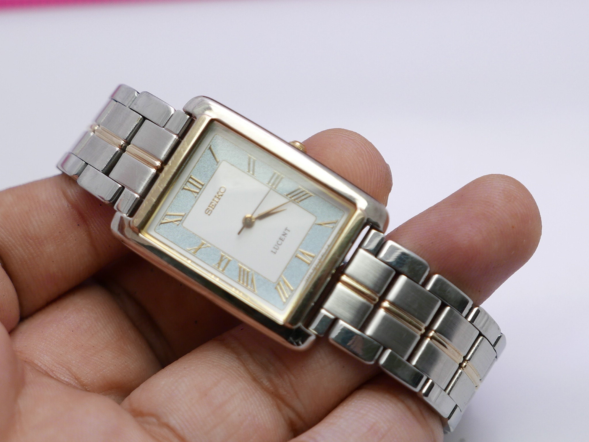 SEIKO LUCENT　腕時計 5e21 5c10 Vintage Seiko Lucent 5E21 5C10 Roman Numeric Dial Lady