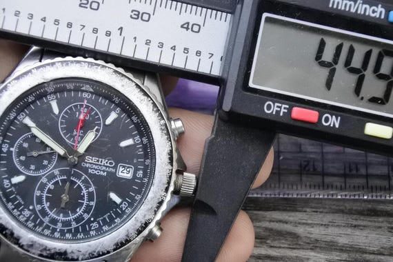 ✨動作確認済み！✨SEIKO 7T92-0CF0 Seiko Flightmaster Pilot 7T92-0CF0 Quartz Chronograph Blue Dial
