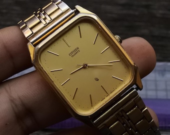 Citizen Exceed Quartz Men's Watch 35mm | Golden Dial | Ref. 798295