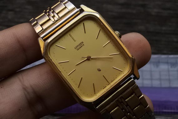 CITIZEN タンク ローマン文字盤 シャンパンゴールド クォーツ時計 シチズン CITIZEN シャンパンゴールド文字盤モデル一覧ページ