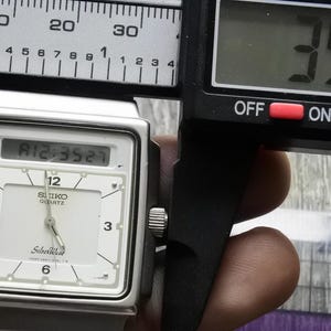 Vintage Seiko Silverwave H557-5250 Digital Analog LCD Japan Men