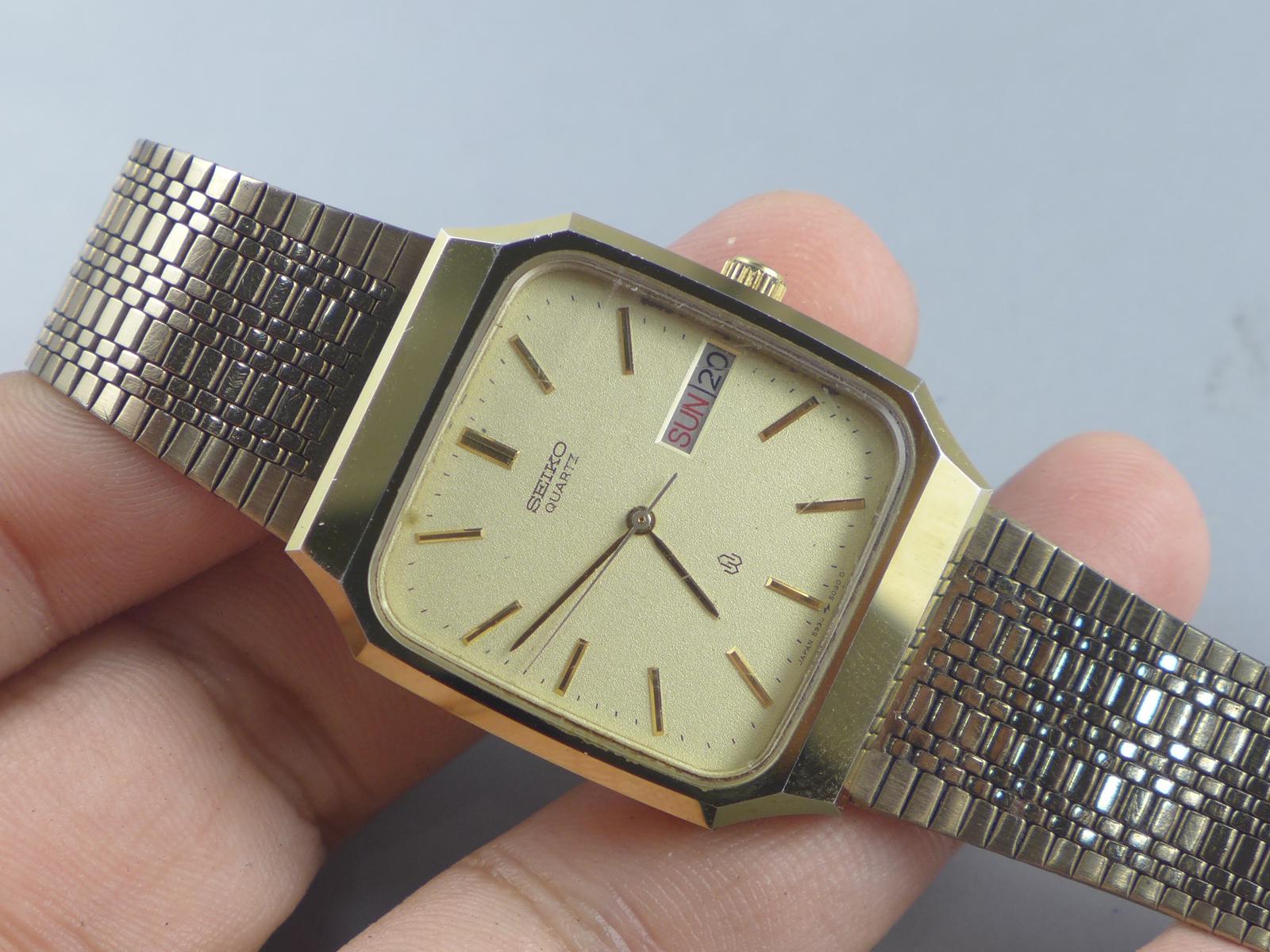 Vintage Seiko 5933 5080 GHA Case Coated With Hard Titanium Nitride