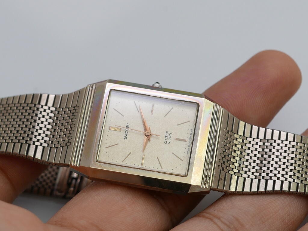 Vintage Citizen Exceed UHAG Ultra Hard Alloy Gold (titanium Vintage Citizen Exceed UHAG Ultra Hard Alloy Gold (titanium