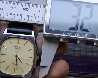 Vintage Seiko Dolce 5931 5420 Ultra Hard Alloy Gold (titanium
